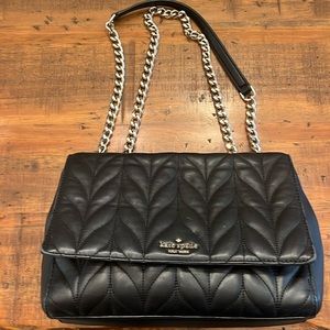 Kate Spade quilted bag with adjustable chain for over shoulder or crossbody